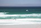 Kitesurfer in Aktion