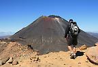 Wanderer im Tongariro-Nationalpark (Neuseeland)