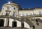 Treppe am Schloss Solitude bei Stuttgart, Baden-Württemberg