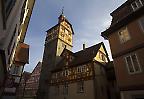 Der Josenturm in der Gelbinger Gasse in Schwäbisch Hall, Baden-Württemberg