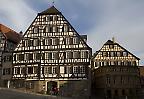 Das Clausnitzerhaus am Schwäbisch Haller Marktplatz, Hohenlohe, Baden-Württemberg