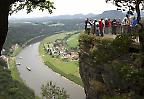 Aussichtspunkt an der Bastei, Sächsische Schweiz