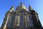 Die wieder aufgebaute Frauenkirche in Dresden, Sachsen