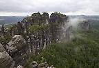 Wilde Natur an den Schrammsteinen bei Bad Schandau, Sachsen