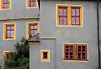 Fensterfront am Weimarer Stadtschloss, Thüringen