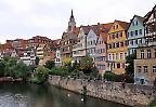 Neckar und Altstadt von Tübingen, Baden-Württemberg