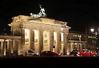 Brandenburger Tor bei Nacht, Berlin