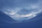 Wolken und Winter