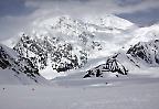 Flugfeld am Basislager der West Buttress Route am Mount McKinley, Alaska (USA)