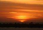 Die Sonne versinkt im Atlantik südlich von St.Louis (Senegal)