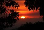 Sonnenuntergang bei Minca nahe Santa Marta (Kolumbien)