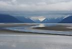 Der Turnagain Arm bei Ebbe, Alaska (USA)