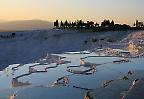 Sinter-Terrassen in Pamukkale (Türkei)