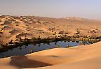 Der Um el Maa in den Sanddünen von Ubari (Libyen)