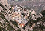 Das Kloster Montserrat in den Bergen nahe Barcelona (Spanien)