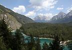 Blick vom Fernpass auf die Zugspitze (Österreich/Deutschland)