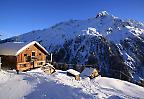 Alpenidylle im Skigebiet von Sölden (Österreich)