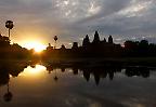 Sonnenaufgang in Angkor Wat (Kambodscha)