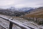 Blick vom Jakobskopf Richtung Peitlerkofel, Dolomiten (Italien)