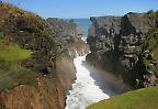 Wilde Steilküste an der Westseite der Südinsel (Neuseeland)