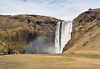 Wasserfall Skógafoss bei Skógar (Island)