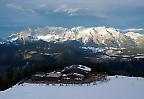 Winterliche Abendstimmung bei Schladming, Steiermark (Österreich)