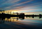 Abendstimmung nahe Dinkelsbühl, Bayern (Deutschland)