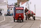 Stadtverkehr in Asilah (Marokko)