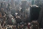 Blick vom Rockefeller Observation Deck auf Manhattan, New York (USA)