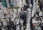 Blick vom Empire State Building in Richtung Bryant Park, Midtown Manhattan, NYC (USA)