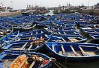 Fischerboote im Hafen von Essaouira (Marokko)