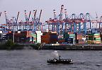 Transportkräne im Hamburger Hafen