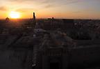 Sonnenuntergang über der Altstadt von Chiwa (Usbekistan)
