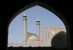Minarette am Eingang der Masdjed-e Shah, Isfahan (Iran)