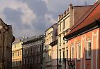 Häuserfassaden in der Krakauer Altstadt (Polen)