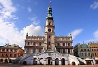 Das Rathaus von Zamosc (Polen)