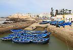 Fischerboote am Hafen von Essaouira (Marokko)