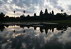 Morgenstimmung im Weltkulturerbe Angkor Wat (Kambodscha)