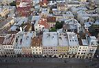 Blick vom Rathausturm auf die Altstadt von Lemberg (Ukraine)