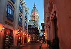 Altstadt von Cartagena am Abend (Kolumbien)
