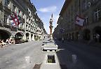 Der Zähringerbrunnen in der Kramgasse, Bern (Schweiz)