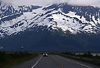 Seward Highway bei Girdwood am Turnagain Arm, Alaska (USA)